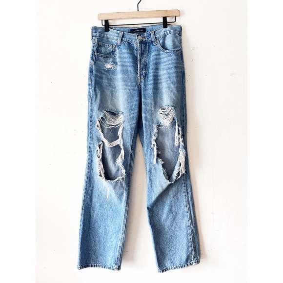 Aeropostale Denim - Aeropostale High-Rise Baggy Jeans Women's Size 6 Medium Blue